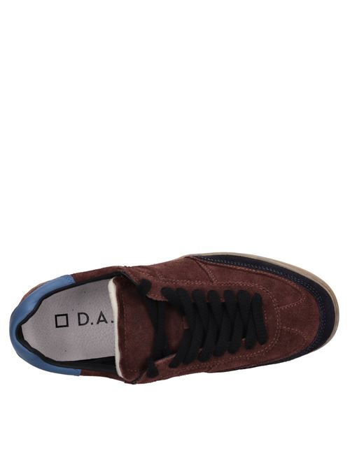 Sneakers in camoscio D.A.T.E. | SPORTY COLOREDMARRONE-BLU